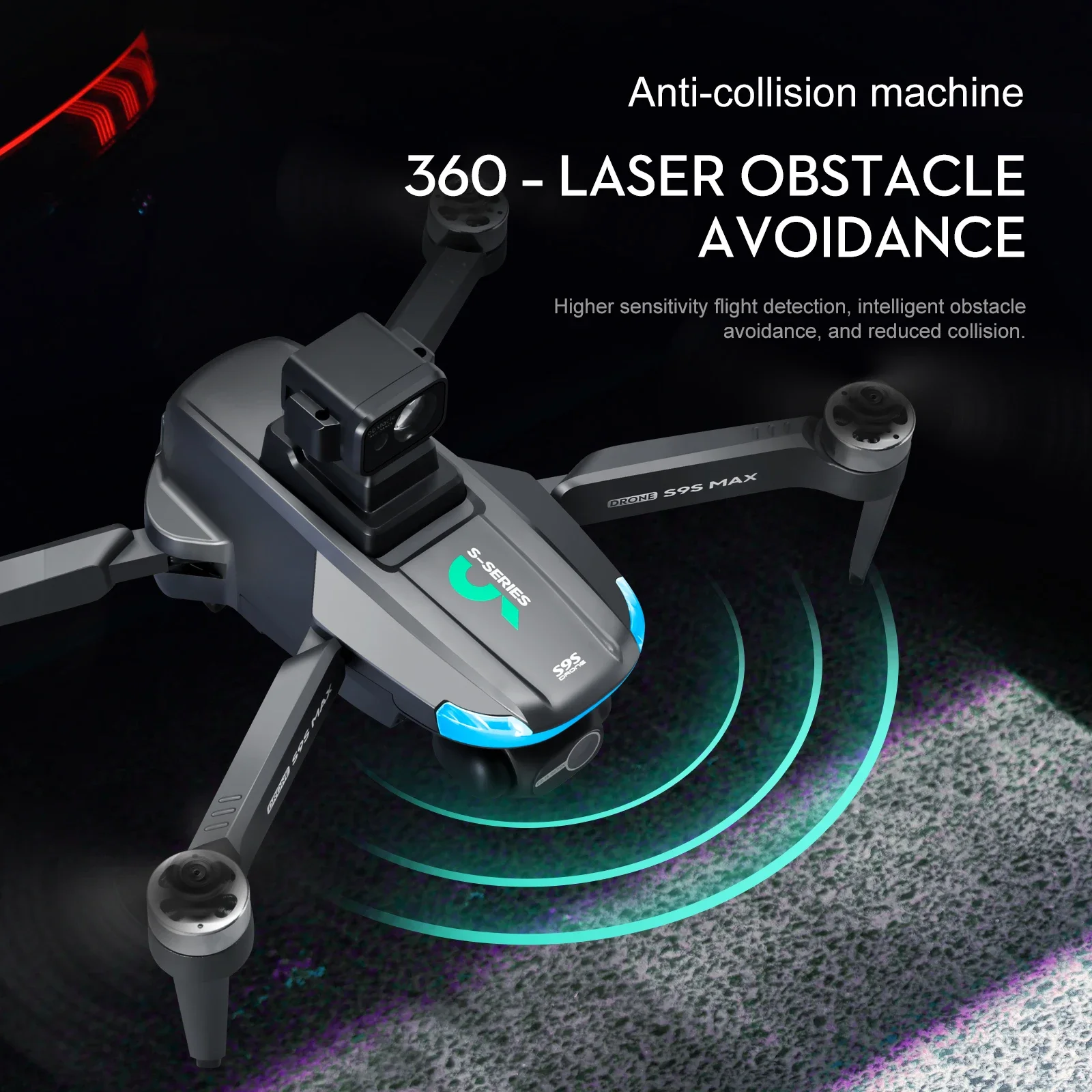 NEW S9S MAX MINI Drone 4K 2-Ax - огляд і ціна Rc Helicopter Case