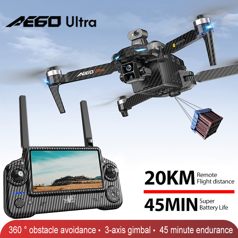 AE60 GPS Drone Professional 8K - огляд і ціна Rc Helicopter Electric